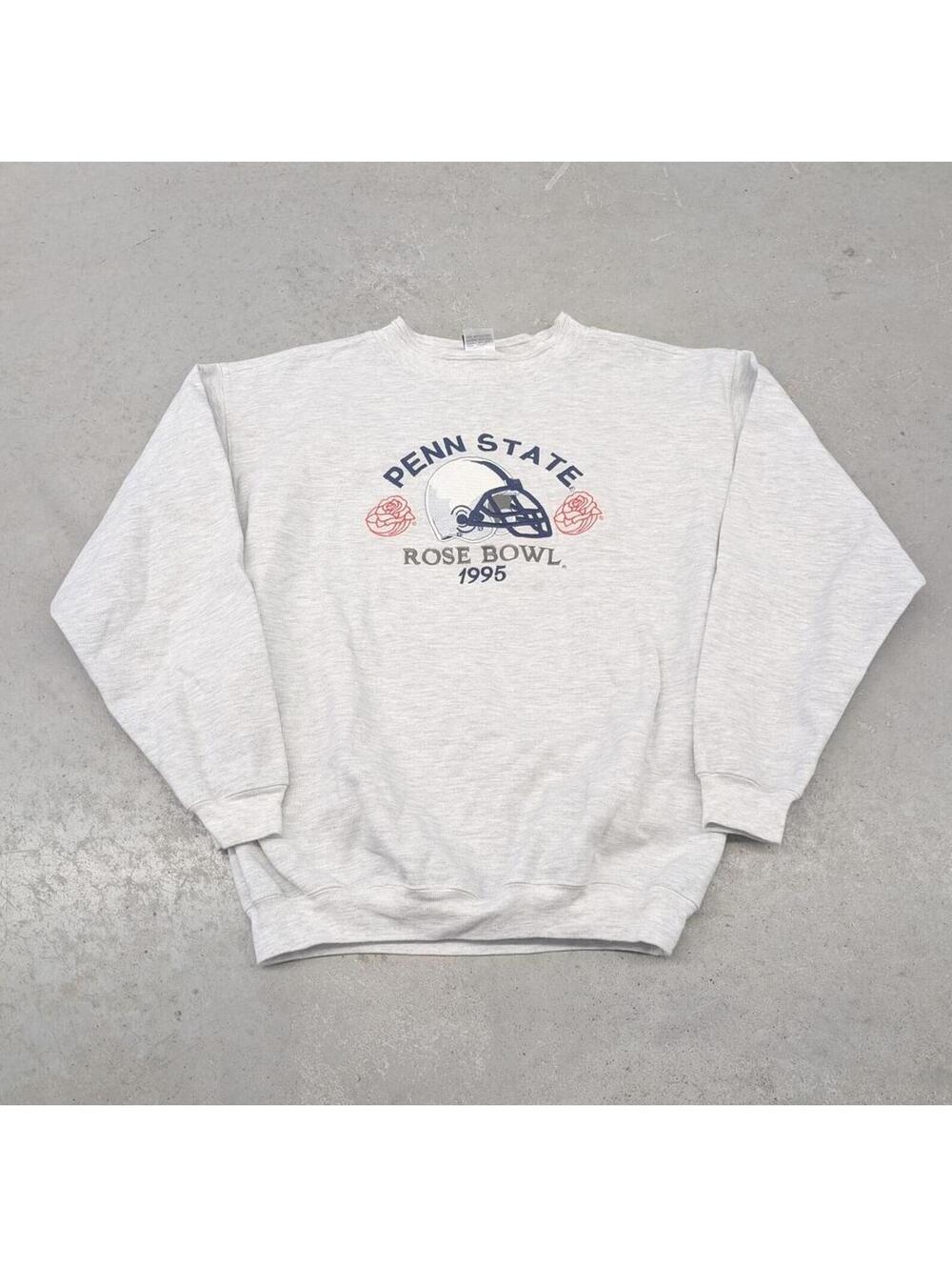 Vintage 1995 Penn State Rose Bowl NCAA Heavy Weight Sweater